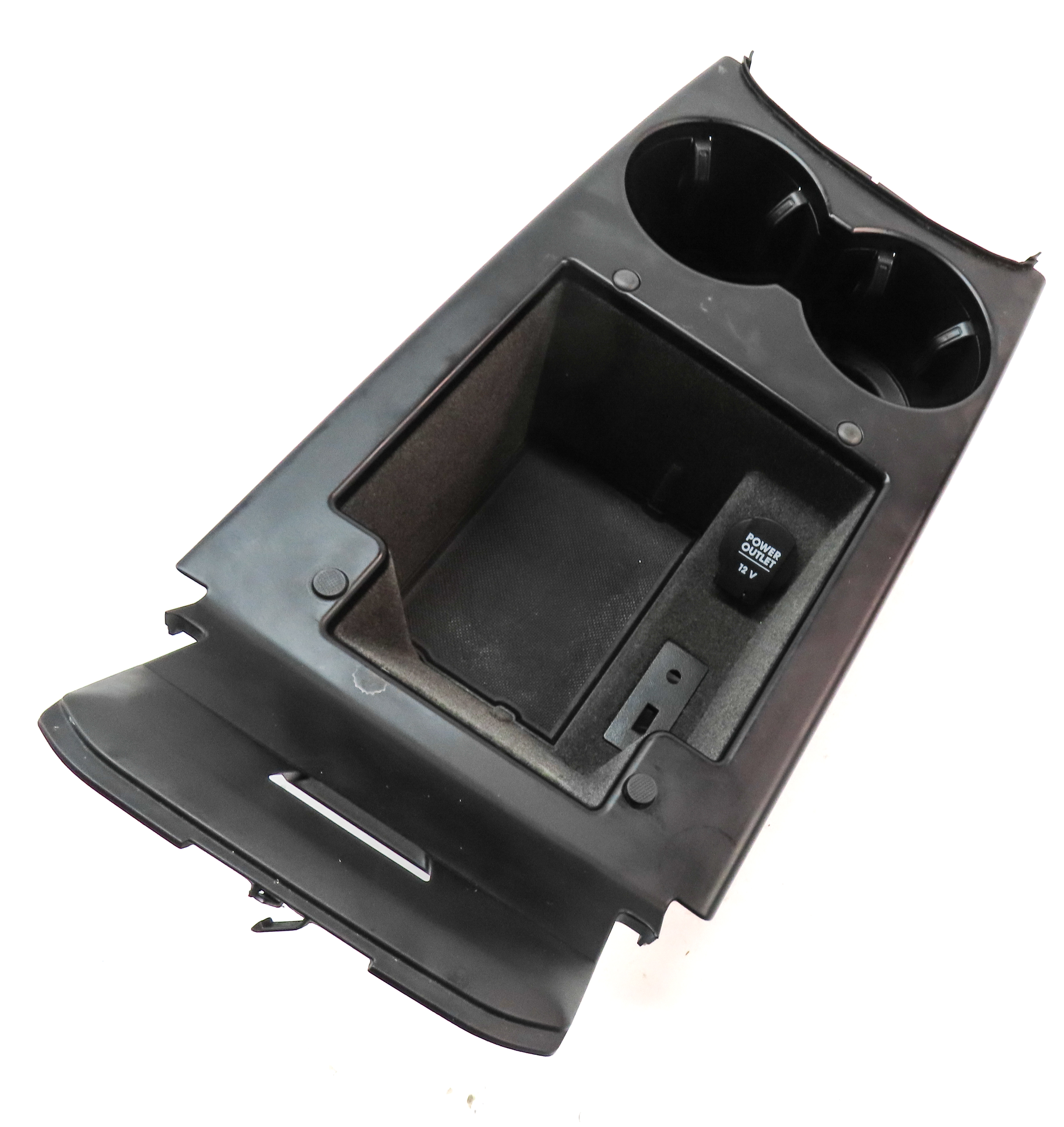 2016 PORSCHE MACAN (95B) FRONT CENTER CONSOLE STORAGE COMPARTMENT CUP HOLDER — exact item pictured